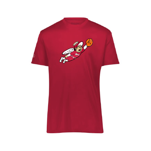777 Womens SS Dri Fit - Red