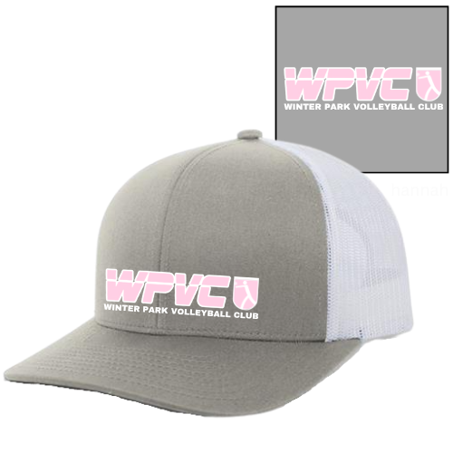 WPVC Trucker Hat - Grey/Pink/White