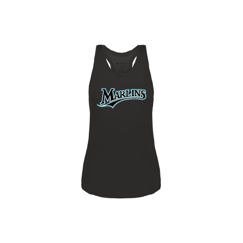 Marlins Womens Tank Top - Black
