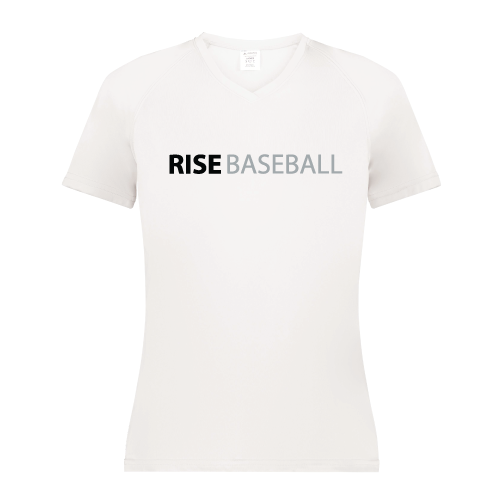 Rise Womens SS Dri Fit - White