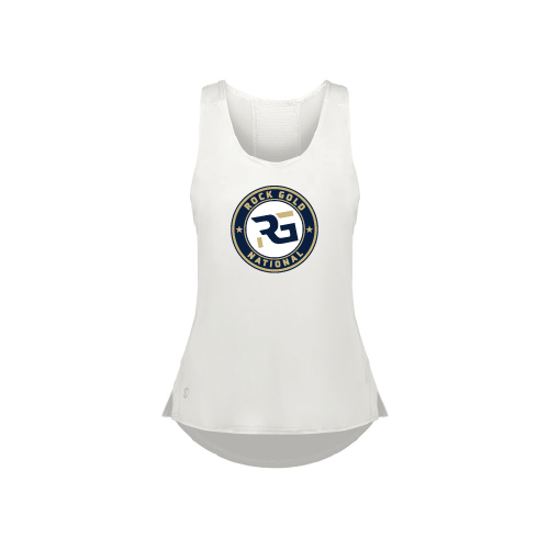 Rock Gold National Womens Tank Top - White