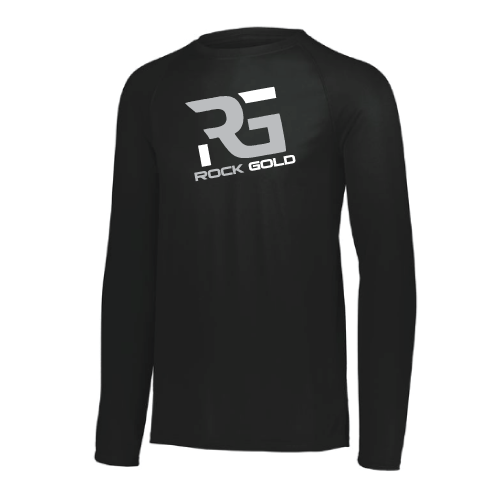 Rock Gold Softball Mens LS Dri Fit - Black