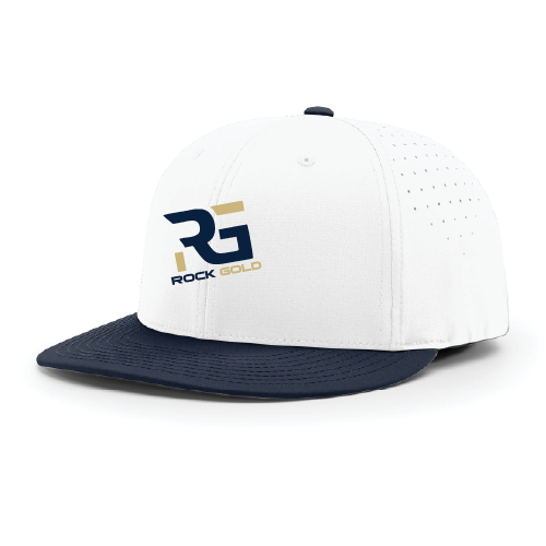 Rock Gold Softball PTS Hat - White/Navy