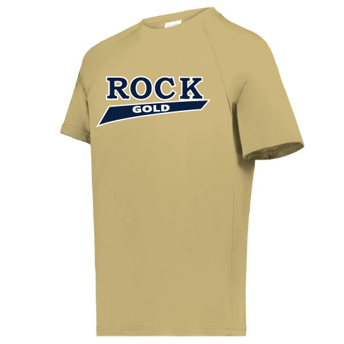 Rock Gold Softball Mens SS Tri Blend - Gold