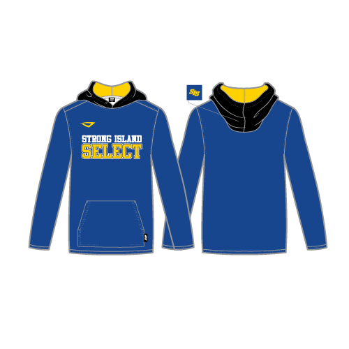 Strong Island Select Unisex LS Fleece Hoodie - Royal
