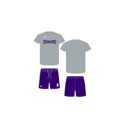 Scorpions Orlando Youth Sublimated Practice Set - Grey/Purple
