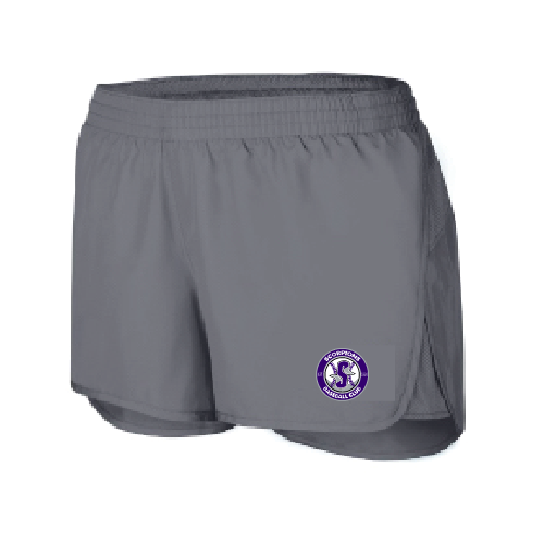 Womens Short - Circle Logo - Charcoal