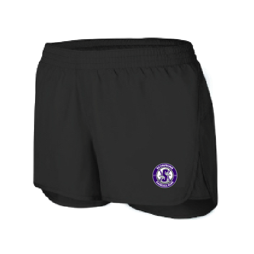 Womens Short - Circle Logo - Black