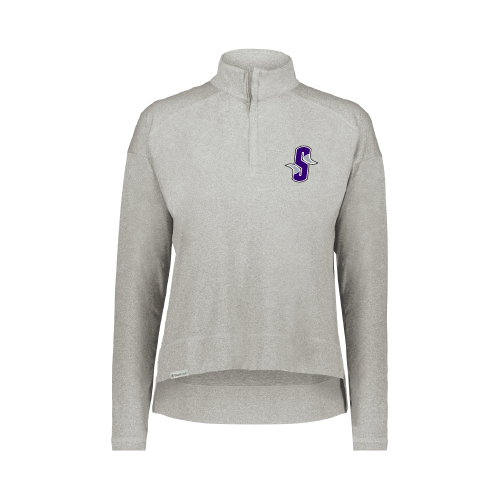 Womens 1/4 Zip - Grey