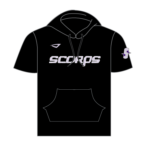 Sublimated Stealth Hoodie - Straight Powder - Black