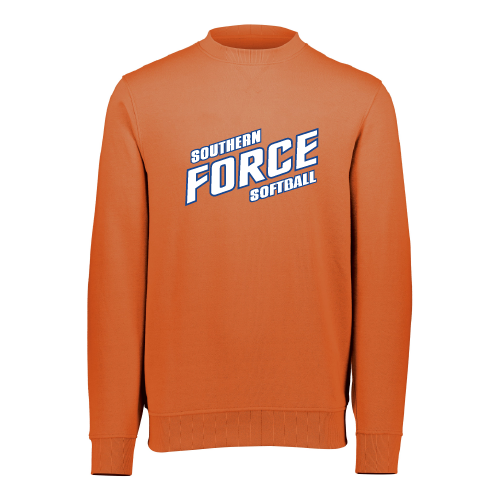 Southern Force Mens LS Crew Neck Sweatshirt - Orange