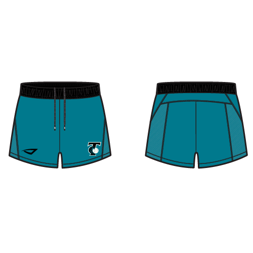 Tide Womens Dynasty Short - T Logo - Teal