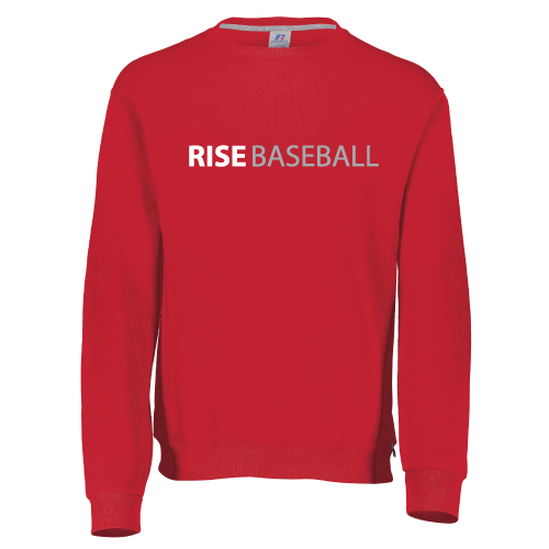 Rise Mens LS Sweatshirt - Red