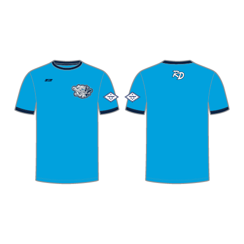 Riverdawgs Mens SS Dri Fit Crew Neck - Columbia