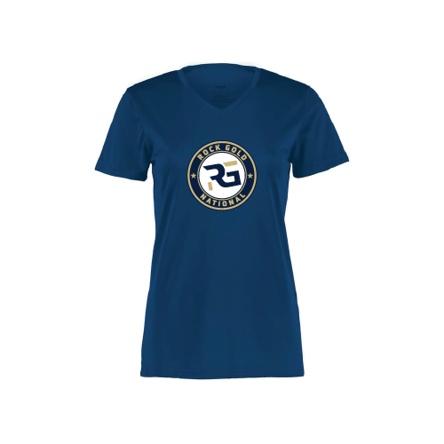 Rock Gold National Womens SS Dri Fit - Navy