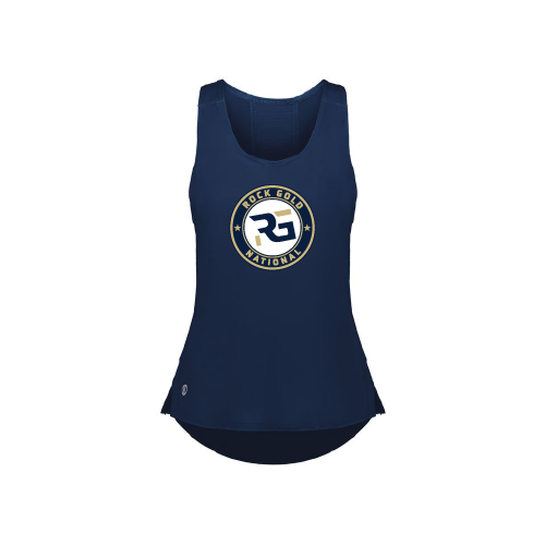 Rock Gold National Womens Tank Top - Navy
