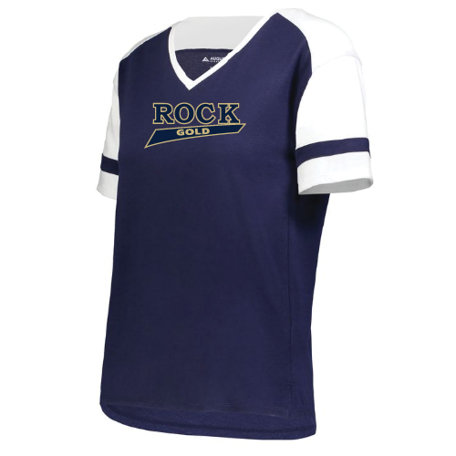 Rock Gold Softball Womens SS Fanatic - Navy