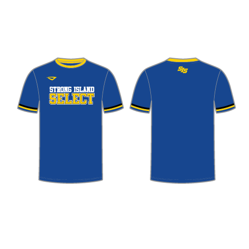 Strong Island Select Mens SS Dri Fit Crew Neck - Royal
