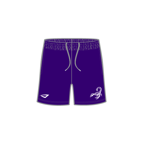 Scorpions Sublimated Practice Short - Purple