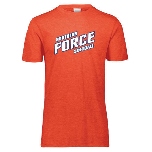 Southern Force Mens SS Tri Blend - Orange