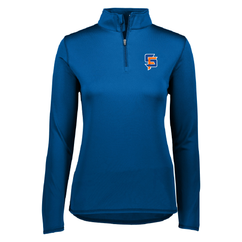 Southern Force Womens LS 1/4 Zip - Royal