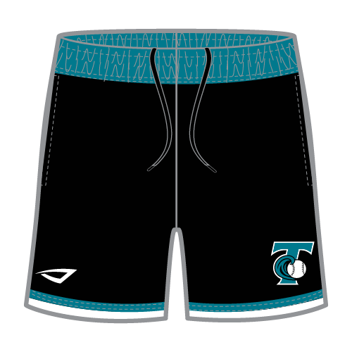 Tide Mens Baseball Elite Short - T Logo - Black